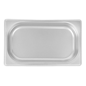 Gastro GN 1/4 Stainless Steel Tray - Depth 40 mm - 1.6 L - Dynasteel