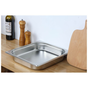 Bac Gastro GN 2/3 Inox - Tiefe 65 mm - 5,5 L - Dynasteel