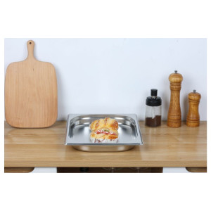 Bac Gastro GN 2/3 Inox — 40 mm, 3 L, Spülmaschinenfest
