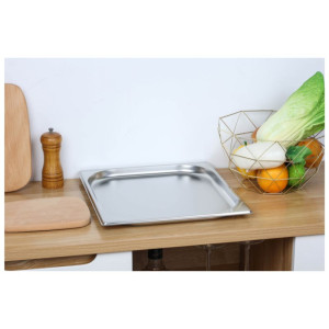 Bac Gastro GN 2/3 Inox - Tiefe 20 mm - 1,35 L - Dynasteel