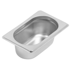Gastro GN 1/9 Edelstahlbehälter - Tiefe 65 mm - 0,6 L