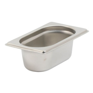 Gastro GN 1/9 Stainless Steel Pan - Depth 65 mm - 0.6 L