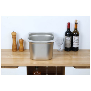 Bac Gastro GN 1/2 Inox - Profondeur 200 mm - 12,5 L - Dynasteel