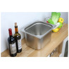 Bac Gastro GN 1/2 Inox - Tiefe 200 mm - 12,5 L - Dynasteel