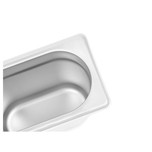 Gastro GN 1/9 Stainless Steel Tray - Capacity 1.4 L.