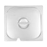 GN 2/3 stainless steel lid for professional kitchen