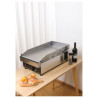 Gas Griddle Depth 34 x 64 cm Dynasteel - Exceptional performance and practical use