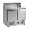 Refrigerated Pizza Counter - 2 Doors - 5 GN 1/6 Pans - Dynasteel