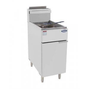 High Efficiency Gas Fryer 3 Burners - 21 L - Propane with Wheels - Refurbished