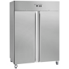 Negativer Schrank 1400 L Edelstahl 2 Türen GN 2/1 Belüftet