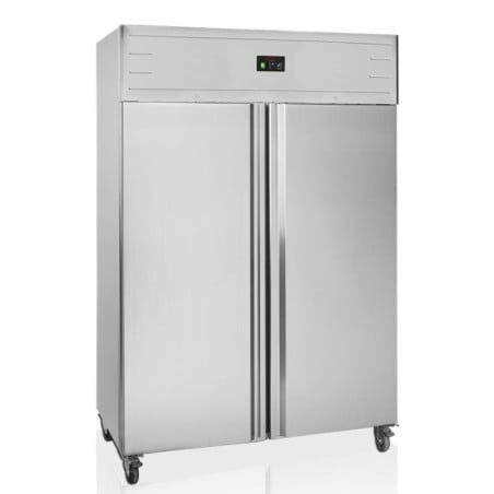 Negativer Kühlschrank aus Edelstahl 2 Türen GN 2/1 1056 L - TEFCOLD: Kapazität 1056L, Temperatur bis -24°C, Edelstahl-Finish