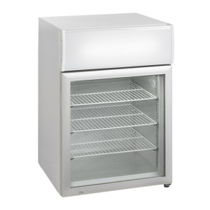 Table Top Freezer White 1 Glass Door - 113 L | TEFCOLD