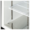 Vertical Black Freezer Showcase - 702 L | TEFCOLD | Ideal for professional catering | Energy saving, glass doors