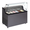 Eisvitrine mit Servicedeckel - TEFCOLD MIRABELLA 6x5L