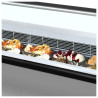 Ice Cream Display Case with Curved Glass Sneeze Guard - Perfect presentation of your ice creams