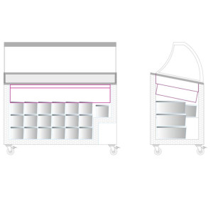 Gefriertruhe mit gebogenem Glas - 325L TEFCOLD | Hohe Leistung, modernes Design und ausreichend Stauraum