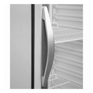 Positive Glass Door Refrigerated Cabinet - Stainless Steel - 350 L | TEFCOLD