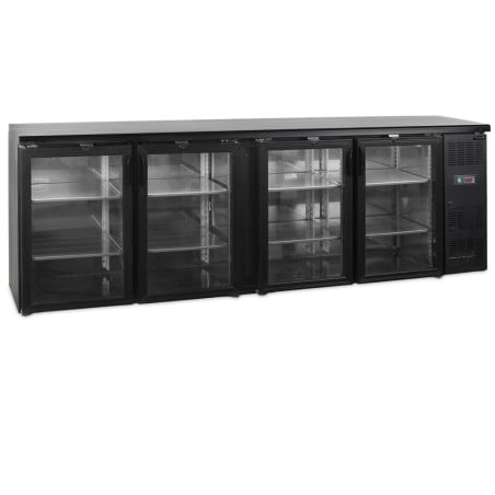 Refrigerated Back Bar 4 Glass Doors - 605 L | TEFCOLD: Performance and Design