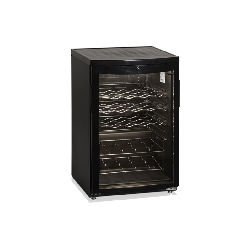 Schwarzer Unterbau-Weinkühlschrank - 22 Flaschen TEFCOLD SC85 BLACK