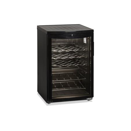 Schwarzer Unterbau-Weinkühlschrank - 22 Flaschen TEFCOLD SC85 BLACK