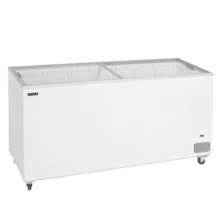 Congélateur Coffre TEFCOLD 486L pour Crème Glacée - Couvercles Vitrés Coulissants