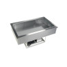 Ventilated Stainless Steel Refrigerated Tank 3 GN 1/1 - TEFCOLD 96 L optimizes preservation and presentation.