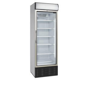 TEFCOLD Refrigerated Cabinet with Glass Door - 374 L of Beverages