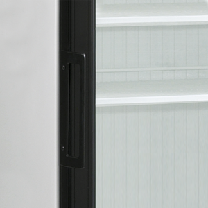 Weißer verglaster Getränkekühlschrank TEFCOLD 190 L