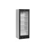 Kühlschrank TEFCOLD 1 Glastür Weiß - 260 L, LED-Beleuchtung & Reversible Tür