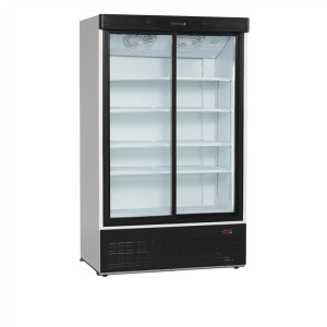 Armoire Réfrigérée Boissons 2 Portes Vitrées Coulissantes TEFCOLD 660L