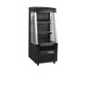 TEFCOLD Black Open Refrigerated Display 161 L - Optimized Performance