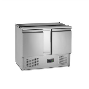 Saladette Réfrigérée GN 1/1 Inox - 2 Portes 240L Tefcold SA1045