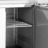 Saladette Kühlschrank GN 1/1 Edelstahl 2 Türen TEFCOLD - 225 L