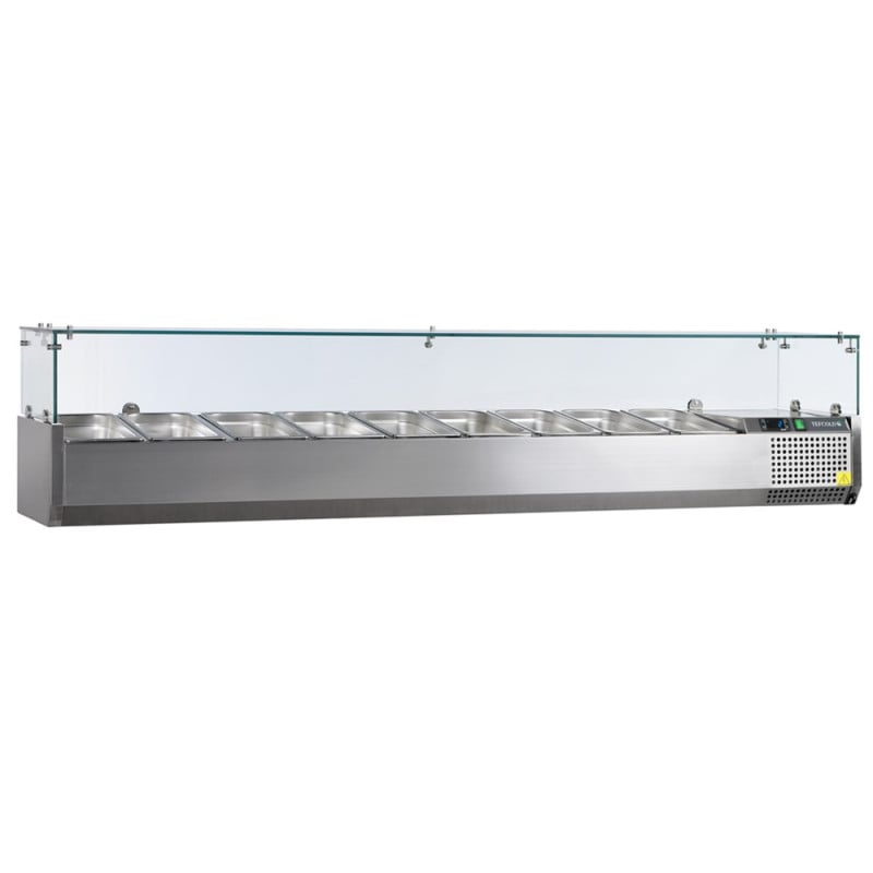 Saladette zum Aufstellen - Statisch - 9 GN 1/3 - 78 L - TEFCOLD