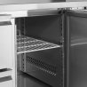 Table Réfrigérée en Inox avec Dosseret - 2 Portes - GN 1/1 | TEFCOLD CK7210