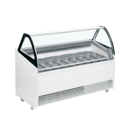 Vitrine à Glace Ventilée TEFCOLD - Stockage facile, éclairage LED