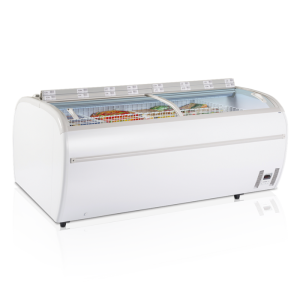 Freezer 2 Curved Glass Lids 1255L TEFCOLD - Optimized space, ideal preservation