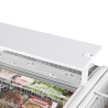 Freezer 2 Curved Glass Lids 1255L TEFCOLD - Optimized space, ideal preservation