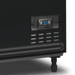 Kühlschrank Gefrierschrank Gebogenes Glasdeckel - Schwarz - 500 L - TEFCOLD