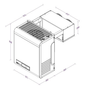 Positive Cooling Group for Cold Room - Combisteel 21-36.7 m3