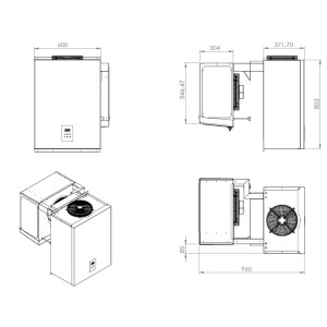 Groupe de Refroidissement Négatif pour Chambre Froide - Marque CombiSteel