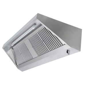 Hotte Snack 700 LED Ohne Motor Dynasteel - Professionelles Profil