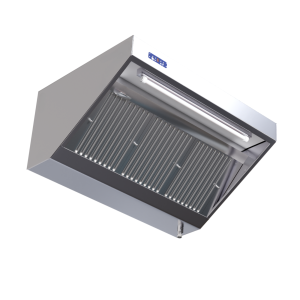 Complete Snack Hood 900 - With Motor and LED - Dynasteel Professional Quality.