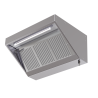 Snack hood 900 Led Without Motor Dynasteel 1600mm AISI304 Stainless Steel