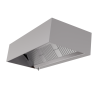 Hotte Cubique 1100 LED Sans Moteur - Longueur 1600 Dynasteel