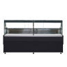 Wesley 1.3 Black 110 L Refrigerated Display Case - CombiSteel: Elegant Design, Large Capacity