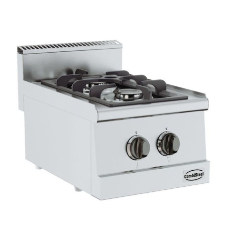 Fourneau à Poser 600 2 Brûleurs CombiSteel - Cuisson professionnelle