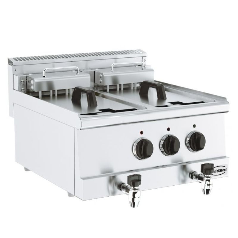 CombiSteel Electric Fryer - Power 15000 W, Capacity 2x10 L