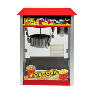 Professional Popcorn Machine 1400 W — Stainless Steel Kettle