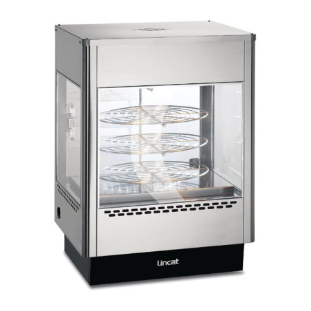 Rotating Hot Pizza Display Case Lincat | Optimal preservation & attractive presentation